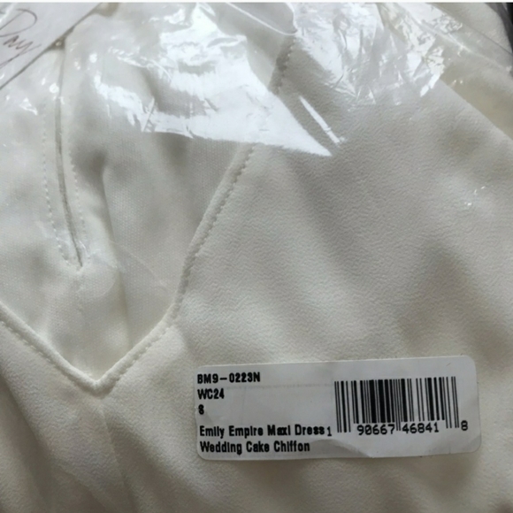 Ivory Bridesmaid Dress Milkmaid Elegant Show Me Your Mumu SMALL - Picture 3 of 4